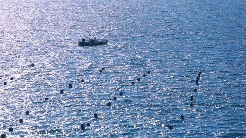 Sea of the naples Stock Footage 128452759