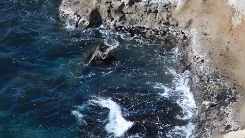 Sea of the naples Stock Footage 128452865