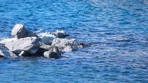 Sea of the naples Stock Footage 128452896