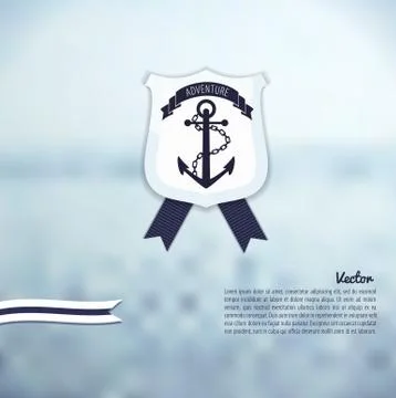 Sea nature background Stock Illustration