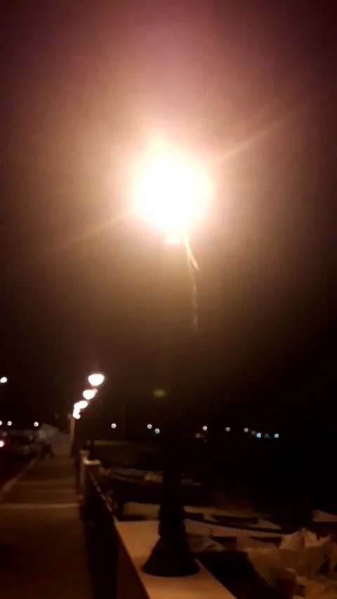 The sea at night Stock Footage 151320076