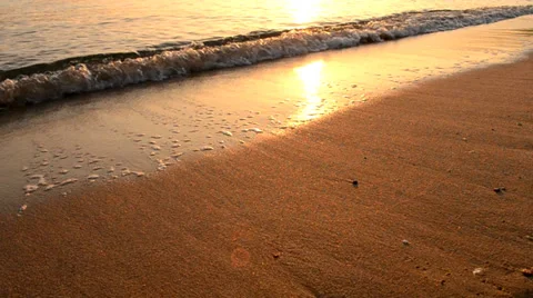 Sea ocean sunset Video stock 33184700