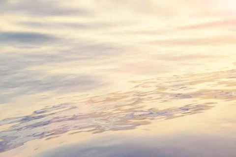 Sea, ocean wave close-up sunset, low angle view, cross processing effect. Hard Illustrazione stock