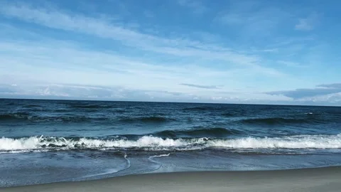 Sea, ocean with waves close-up. Stock Footage 163453847