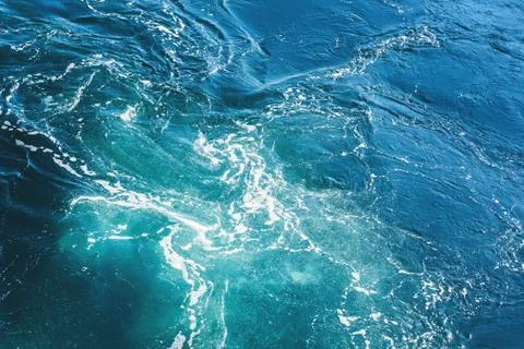 Sea or ocean waves surface texture. Abstract summer blue water background with Stock-Fotos