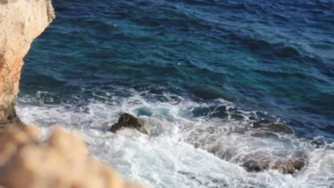 The sea is out of focus Stockbeeldmateriaal 76667603