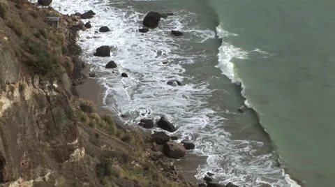 Sea Over the Cliffs Video stock 44221262