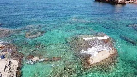 Sea at Pafos Cyprus Stock Footage 149442805
