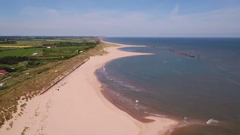 Sea Palling Norfolk 5 Stock Footage 100894196