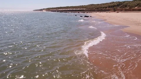 Sea Palling Norfolk 6 Stock Footage 100894426