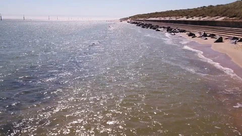 Sea Palling Norfolk 7 Stock Footage 100894500