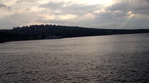 The sea pan shot Stock Footage 83186152