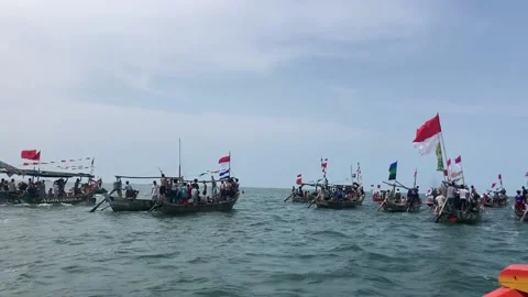Sea party Video stock 219248856