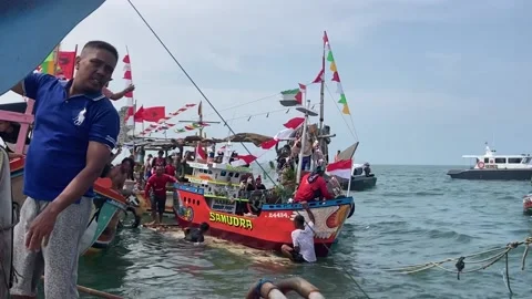 Sea party Video stock 219248899