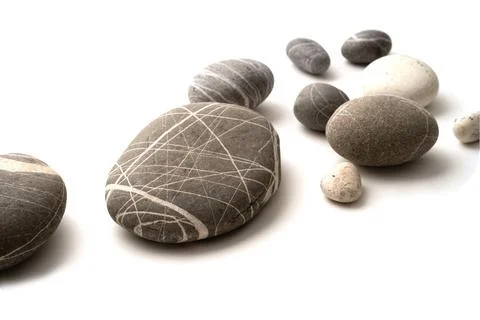 Sea pebble. Foto stock