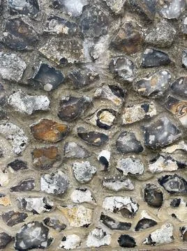 Sea pebble wall close up texture Stock Photos