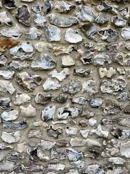 Sea pebble wall close up texture Stock Photos