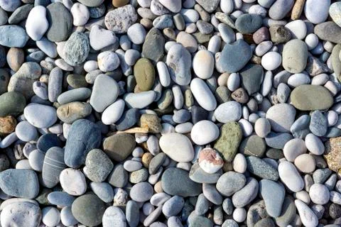Sea pebbles pattern Stock-Fotos