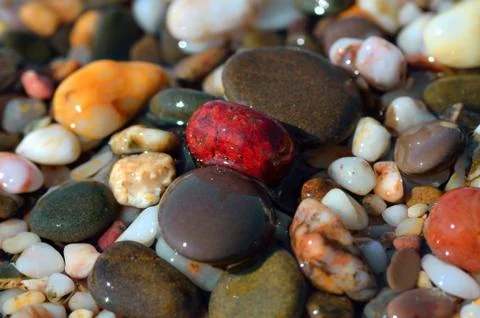 Sea pebbles Stock Photos
