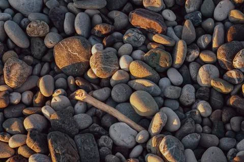 Sea pebbles Stock Photos