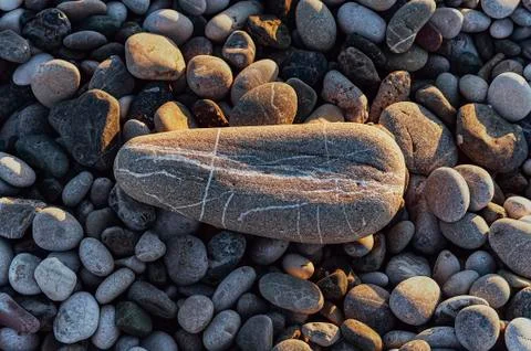 Sea pebbles Stock Photos