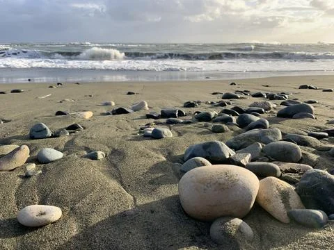 Sea pebbles Foto stock