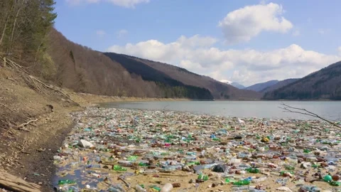 A sea of plastic waste Stock Footage 170796221