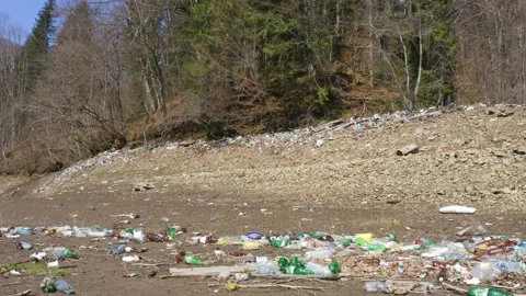A sea of plastic waste Stock-Footage 170796512