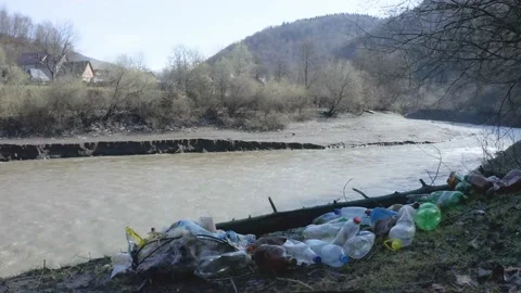 A sea of plastic waste Stock Footage 170796603