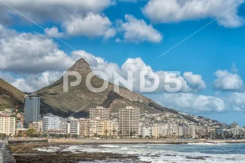 Sea Point in Cape Town in the Western Cape Province Stock Photos