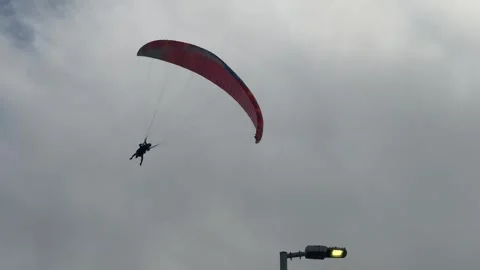 Sea point Paraglider Stock Footage 309981493