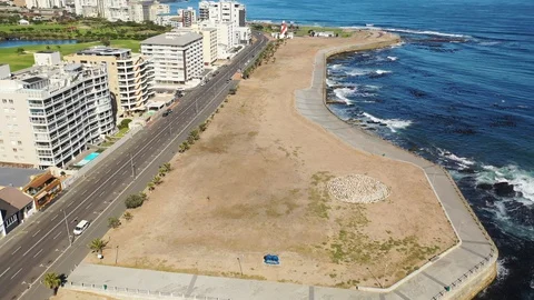 Sea Point Promenade Lockdown Empty Cape Town Stock Footage 127890256