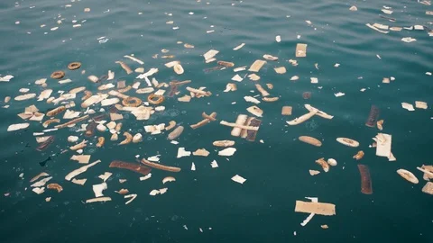 Sea Pollution Stock Footage 87911742