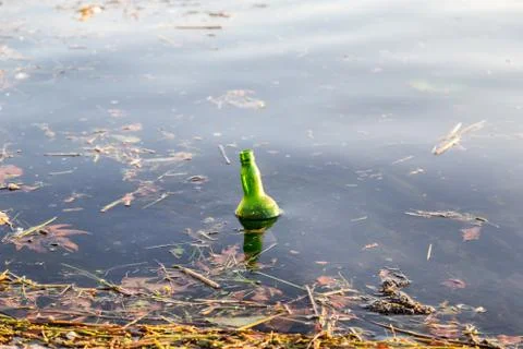 Sea pollution Foto stock