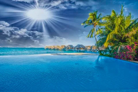 The sea in polynesia Stock-Fotos