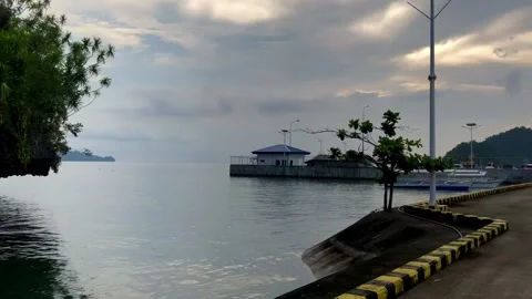 Sea port Stock Footage 197090858