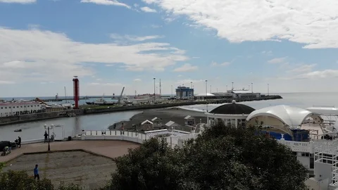 Sea Port in Sochi 動画素材 88742575