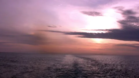 Sea red sunset Stock Footage 106460200