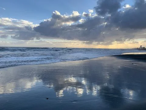 Sea reflection Foto stock