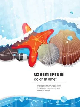 Sea resort Stock Illustration