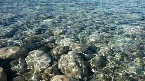 Sea ripples Stock Footage
