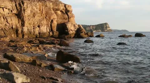 Sea rock Stock Footage 12034149