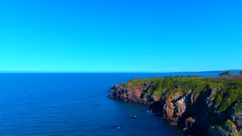 Sea Rocks Cliffs Water Nature 库存影片 334482946