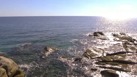 Sea with rocks Stock Footage 234855919