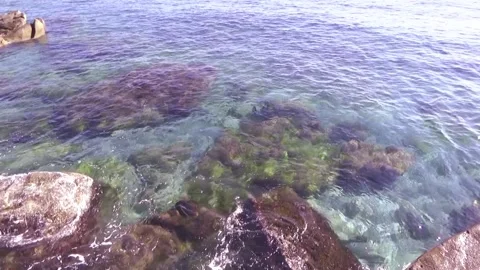 Sea with rocks2 Stock Footage 234856290