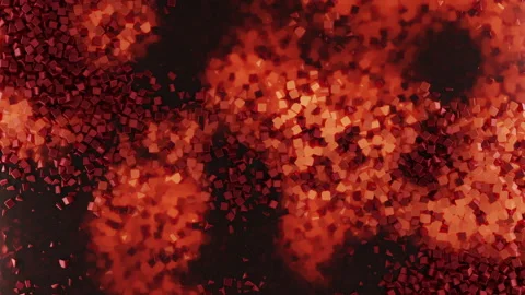 Sea Rred Cubes 스톡 동영상 196902927