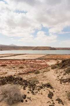 Sea Salt Pans Stock Photos
