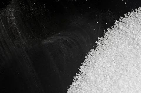 Sea salt texture background Stock Photos