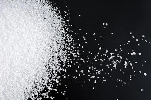 Sea salt texture background Stock Photos