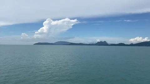 Sea sand and sunset Samui Thailand. Stock Footage 282240934